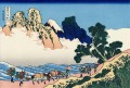 la parte trasera del fuji del río minobu Katsushika Hokusai japonés